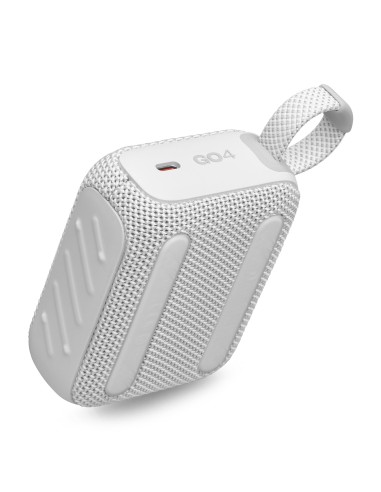 JBL GO 4 BIANCO SPEAKER BLUETOOTH 5.2 IP67 AURACAST 7 ORE AUTONOMIA