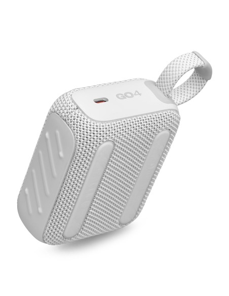 JBL GO 4 BIANCO SPEAKER BLUETOOTH 5.2 IP67 AURACAST 7 ORE AUTONOMIA
