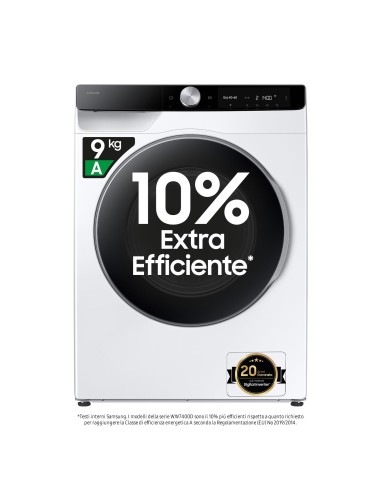 SAMSUNG WW90DG6U85LKU3 LVB A-10% 9KG 1400G VAPORE IGIEN. WIFI ECODOSAT