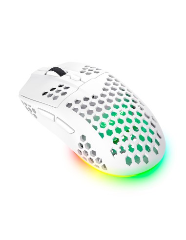 TRUST 25390 GXT 929 HELOX WIRELESS GAMING MOUSE 6400DPI 6 TASTI BIANCO