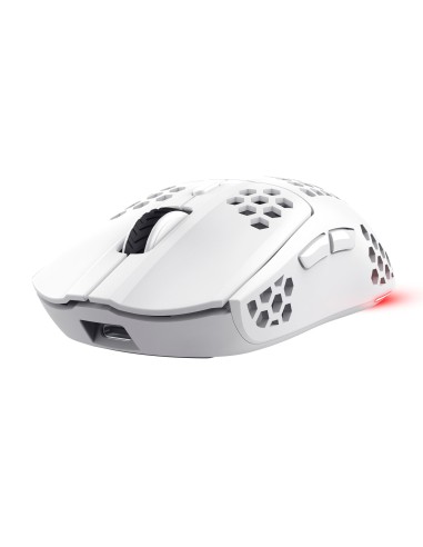 TRUST 25390 GXT 929 HELOX WIRELESS GAMING MOUSE 6400DPI 6 TASTI BIANCO
