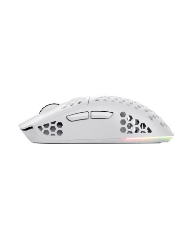 TRUST 25390 GXT 929 HELOX WIRELESS GAMING MOUSE 6400DPI 6 TASTI BIANCO