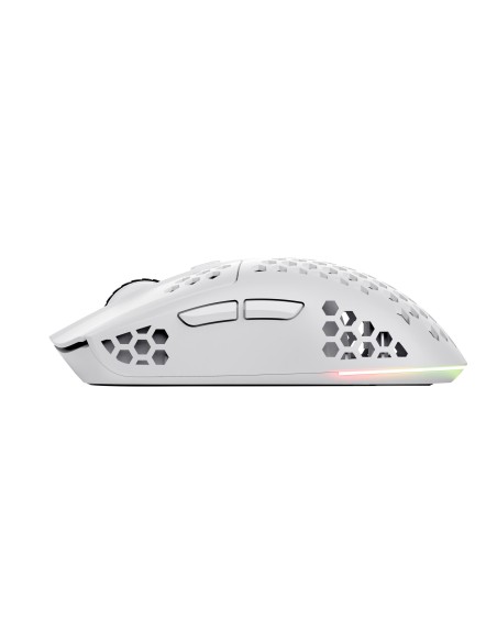 TRUST 25390 GXT 929 HELOX WIRELESS GAMING MOUSE 6400DPI 6 TASTI BIANCO