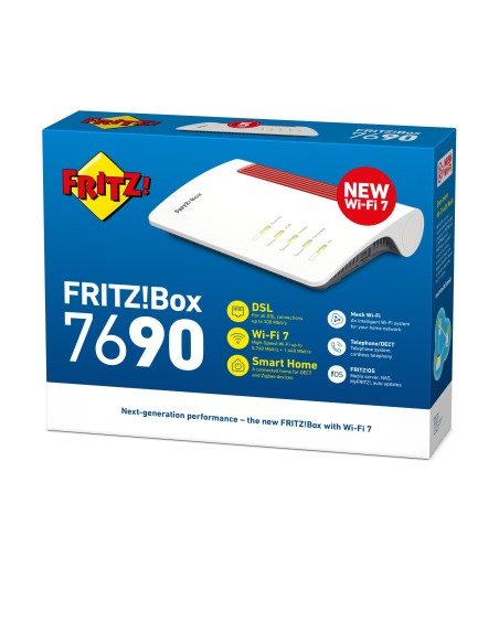AVM FRITZBOX 7690 VDSL MODEM/ROUTER WIFI 7 DUAL BAND ZIGBEE