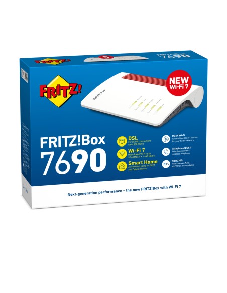 AVM FRITZBOX 7690 VDSL MODEM/ROUTER WIFI 7 DUAL BAND ZIGBEE