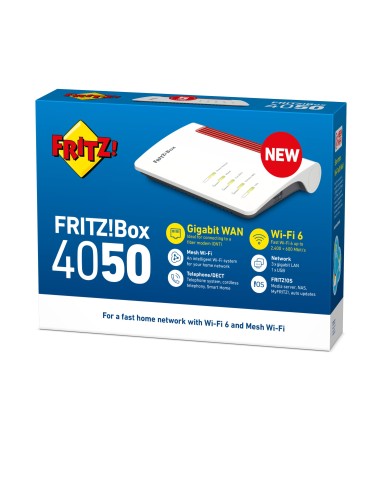 AVM FRITZBOX 4050 ROUTER 5GHZ/2,4GHZ DUAL BAND WIFI 6