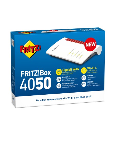 AVM FRITZBOX 4050 ROUTER 5GHZ/2,4GHZ DUAL BAND WIFI 6