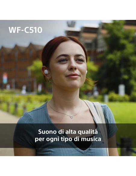 SONY WF-C510W BIANCO AURICOLARI BLUETOOTH IPX4