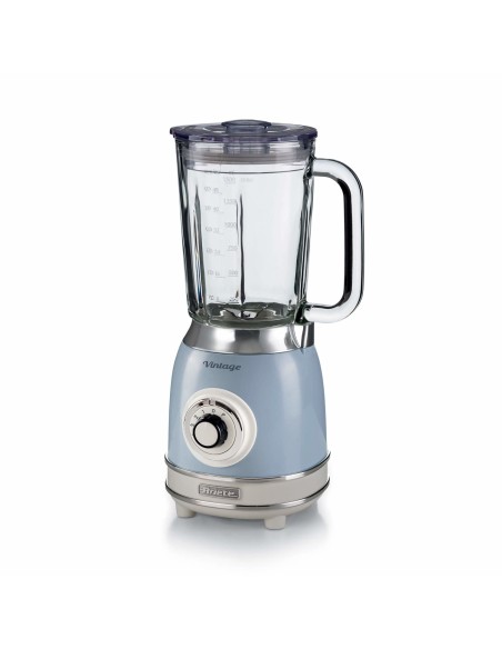 ARIETE 583/05 FRULLATORE VINTAGE CELESTE CON TAZZA IN VETRO