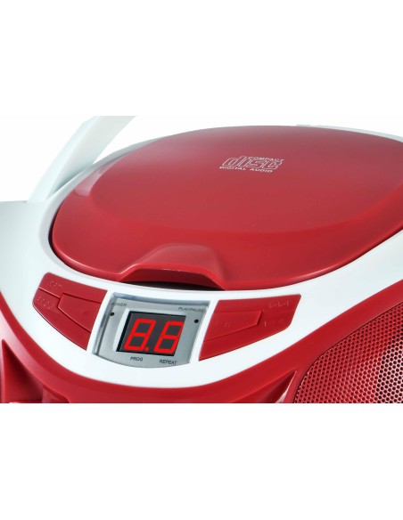 MAJESTIC AH-1262R BOOMBOX CD AUX   ROSSO