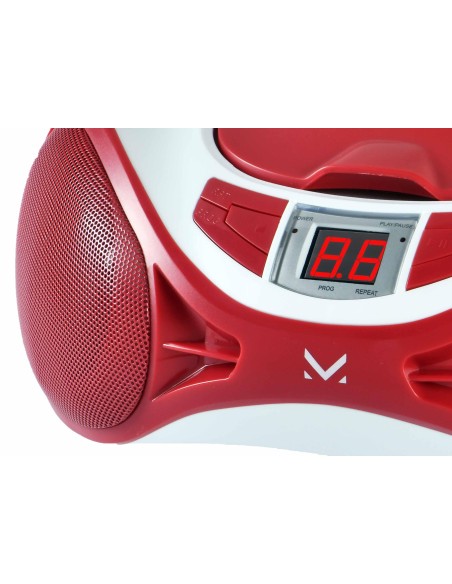 MAJESTIC AH-1262R BOOMBOX CD AUX   ROSSO