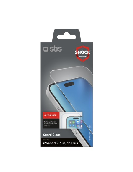 SBS TESCRGLIP1667 IPHONE 16 PLUS VETRO TEMPERATO