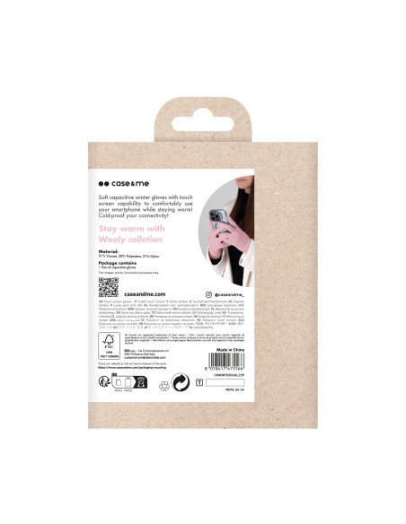 SBS CMWINTER24GL22P GUANTI CAPACITIVI TOUCH TAGLIA UNICA ROSA