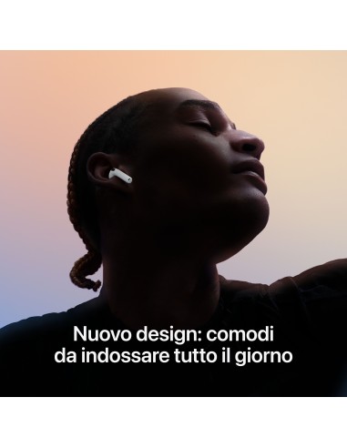 APPLE MXP63ZM/A AIRPODS 4 AURICOLARI WIRELESS CUSTODIA USB-C