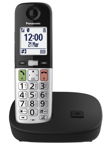 PANASONIC KX-TGU410EXB CORDLESS    NERO/SILVER
