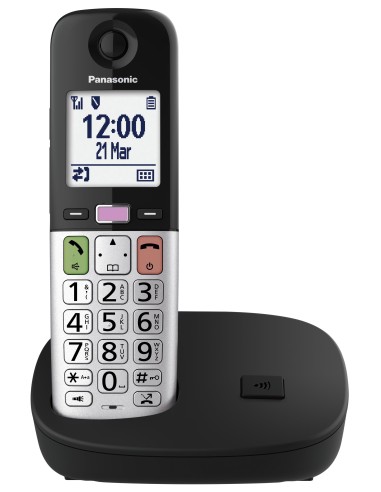 PANASONIC KX-TGU410EXB CORDLESS    NERO/SILVER