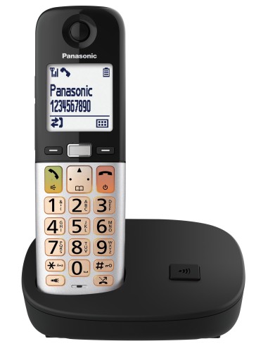 PANASONIC KX-TGU410EXB CORDLESS    NERO/SILVER