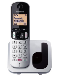 PANASONIC KX-TGC250JTS CORDLESS DECT GRIGIO METAL. 2