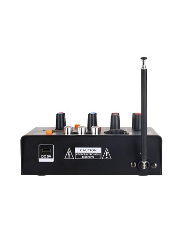 KARMA MXW 5 MIXER 5 CANALI USB/BT 2 RADIOMICROFONI INCLUSI