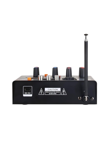 KARMA MXW 5 MIXER 5 CANALI USB/BT 2 RADIOMICROFONI INCLUSI