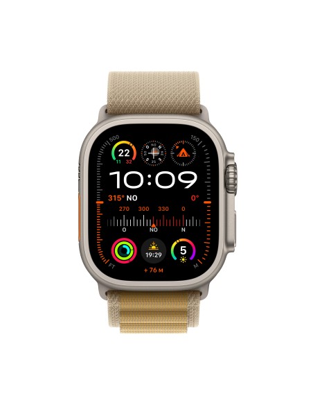 APPLE WATCH ULTRA 2 GPS+CELL. 49MM NATUR. TITAN. ALPINE LOOP MEDIUM