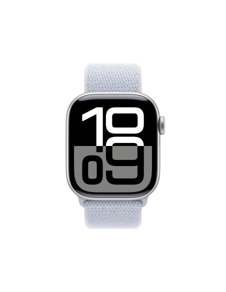 APPLE WATCH SERIES 10 GPS 42MM SILVER ALUM. BLUE CLOUD SPORT LOOP