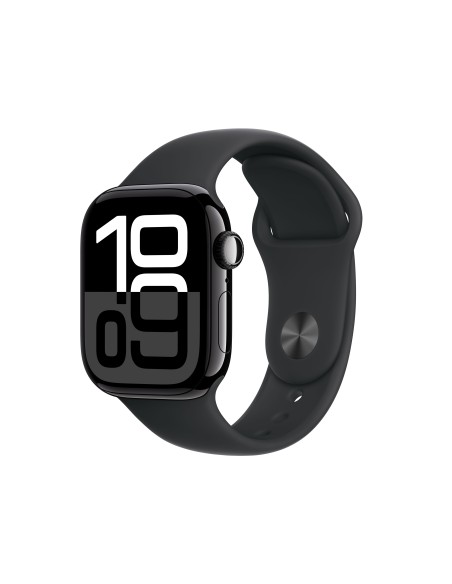 APPLE WATCH SERIES 10 GPS 42MM JET BLACK ALUM. BLACK SPORT BAND M/L