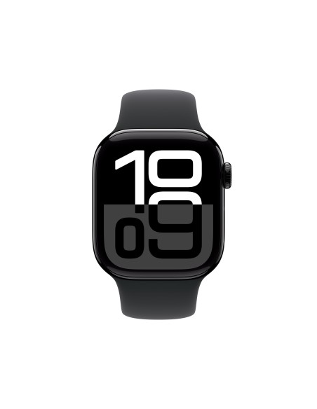 APPLE WATCH SERIES 10 GPS 42MM JET BLACK ALUM. BLACK SPORT BAND M/L