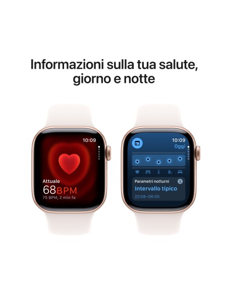 APPLE WATCH SERIES 10 GPS 42MM ROSEGOLD ALUM. LIGHT BLUSH SP.BAND S/M