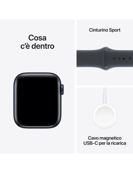 APPLE WATCH SE GPS 40MM MIDNIGHT   ALUM. MIDNIGHT SPORT BAND M/L