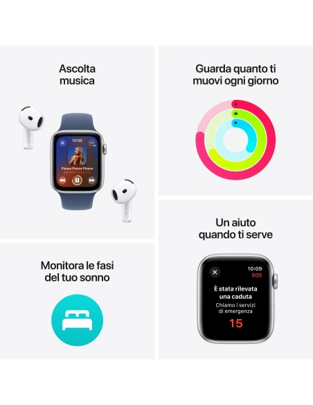 APPLE WATCH SE GPS 40MM MIDNIGHT   ALUM. INK SPORT LOOP