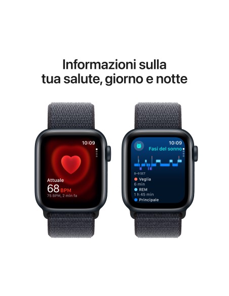 APPLE WATCH SE GPS 40MM MIDNIGHT   ALUM. INK SPORT LOOP