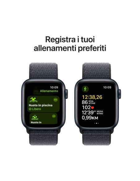 APPLE WATCH SE GPS 40MM MIDNIGHT   ALUM. INK SPORT LOOP