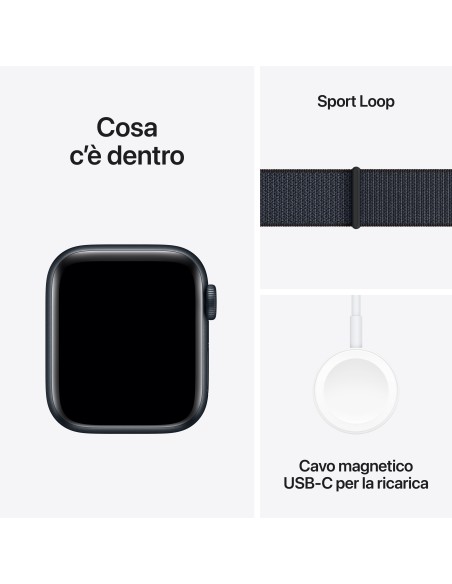 APPLE WATCH SE GPS 40MM MIDNIGHT   ALUM. INK SPORT LOOP