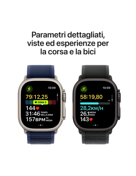 APPLE WATCH ULTRA 2 GPS+CELL. 49MM BLACK TITAN. BLACK TRAIL LOOP M/L