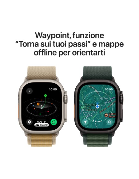 APPLE WATCH ULTRA 2 GPS+CELL. 49MM BLACK TITAN. BLACK TRAIL LOOP M/L
