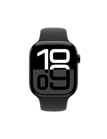 APPLE WATCH SERIES 10 GPS+CELL 46MM JET BLACK ALUM. BLACK SPORT B. M/L