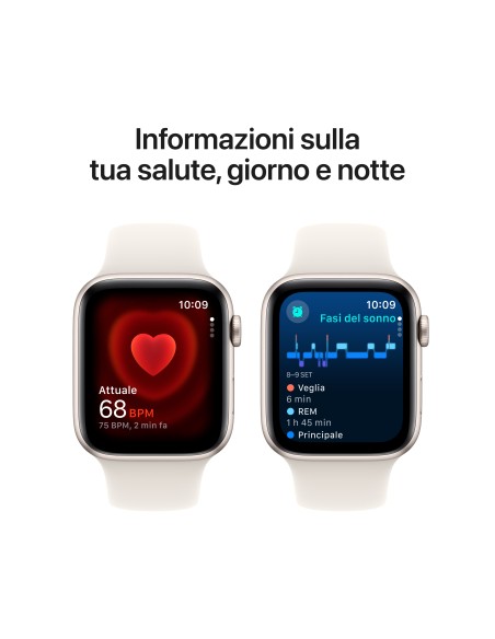 APPLE WATCH SE GPS 44MM STARLIGHT  ALUM. STARLIGHT SPORT BAND M/L