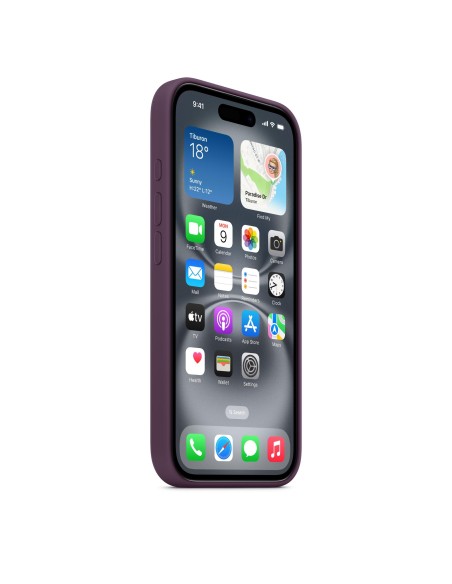 APPLE MYY43ZM/A IPHONE 16 SILICONE CASE MAGSAFE PLUM
