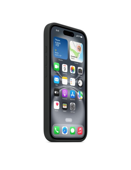 APPLE MYY13ZM/A IPHONE 16 SILICONE CASE MAGSAFE BLACK