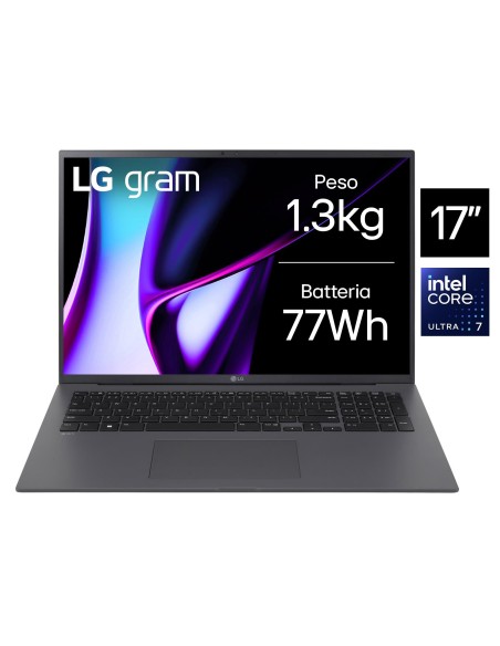 LG GRAM 17Z90S NOTEBOOK U7 155H    16GB/SSD512/INTEL ARC/17" 2K IPS