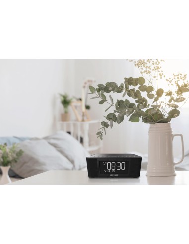 KENWOOD CR-ST40DAB-B RADIOSVEGLIA DISPLAY ICONE GRANDI DAB+/FM/BT NERO