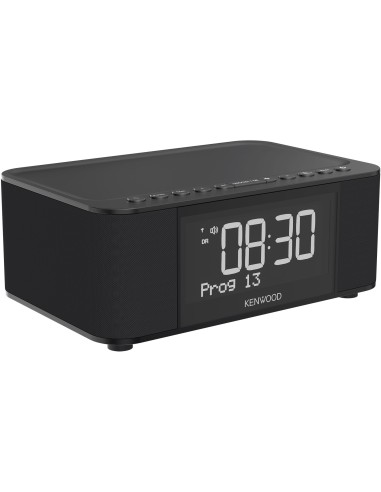 KENWOOD CR-ST40DAB-B RADIOSVEGLIA DISPLAY ICONE GRANDI DAB+/FM/BT NERO