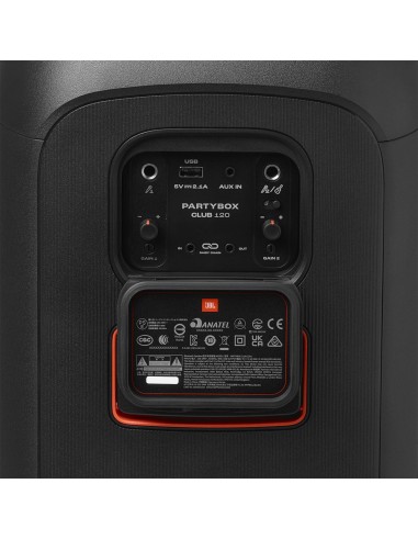 JBL PARTYBOX CLUB 120 DIFFUSORE BT 160W IPX4 AURACAST 12 ORE AUTONOMIA