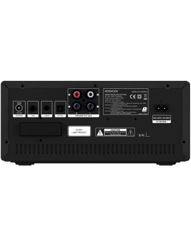 KENWOOD M9500S-B HIFI MICRO DAB/CD/MP3/USB/AUX/WIFI 2X50W BT 2,8" NERO