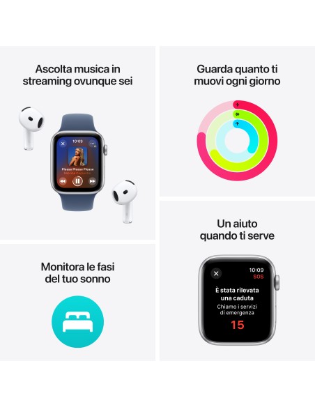 APPLE WATCH SE GPS+CELL 44MM MIDNIGHT ALUM. MIDNIGHT SPORT BAND M/L
