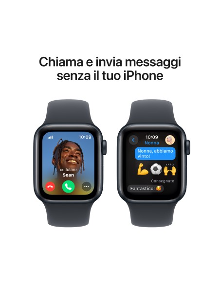 APPLE WATCH SE GPS+CELL 40MM MIDNIGHT ALUM. MIDNIGHT SPORT BAND S/M