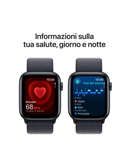 APPLE WATCH SE GPS 44MM MIDNIGHT   ALUM. INK SPORT LOOP