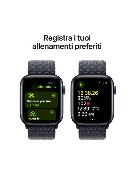 APPLE WATCH SE GPS 44MM MIDNIGHT   ALUM. INK SPORT LOOP