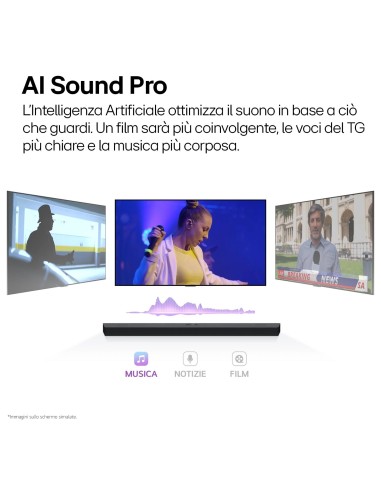 LG S60T SOUNDBAR 3.1 340W SUB WIRELESS BT/HDMI